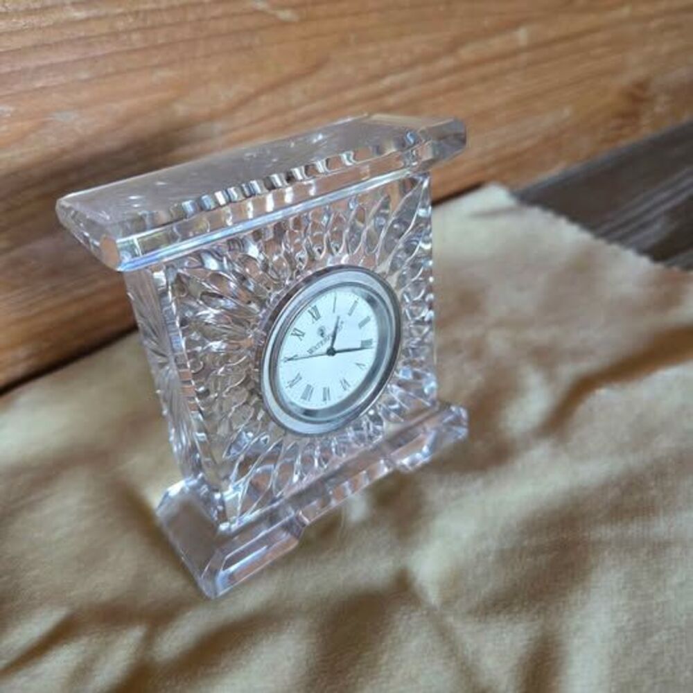 Vintage Waterford Crystal Desk Clock